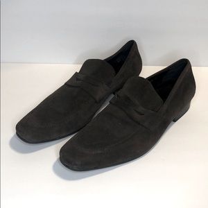 Gucci Men's Brown Suede Loafers